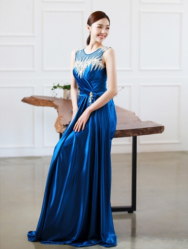 [대여] 블루 스테파니 드레스